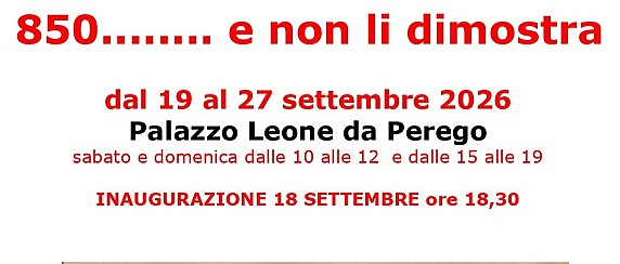 "850... e non li dimostra!"