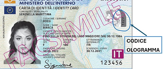 CARTA D'IDENTITA' ELETTRONICA (CIE)
