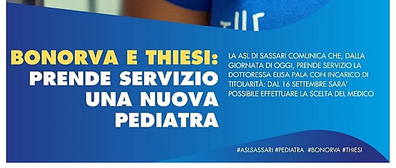 Avvio attività Pediatra.