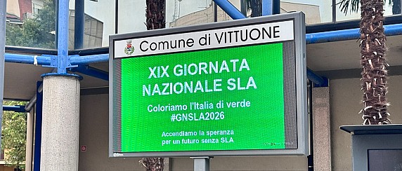 Vittuone si colora di verde per la Giornata Nazionale SLA