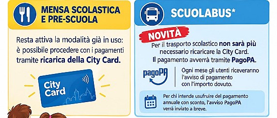Avviso ai cittadini – servizi scolastici