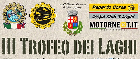 3° TROFEO DEI LAGHI - 4° TAPPA CAMPIONATO LOMBARDO DI REGOLARITA' -  20.09.2026 - AVVISO ALLA CITTADINANZA