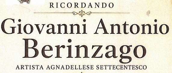Ricordando GIOVANNI ANTONIO BERINZAGO