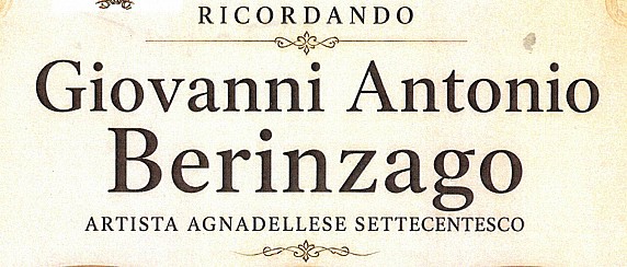 Ricordando GIOVANNI ANTONIO BERINZAGO
