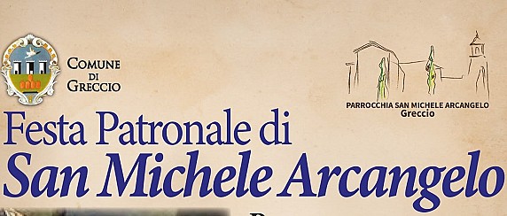 Festa in Onore di San Michele Arcangelo - Patrono della città di Greccio.