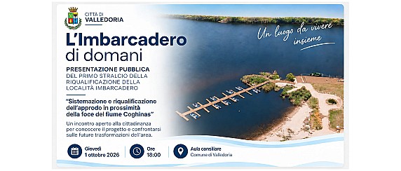 L'imbarcadero di domani: presentazione pubblica del primo stralcio della riqualificazione della località imbarcadero
