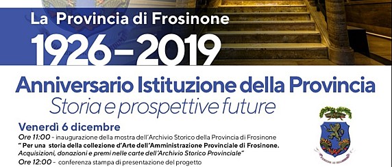 Storia della Collezione d'Arte dell'Amministrazione Provinciale di Frosinone