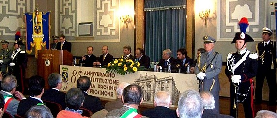 Celebrato l'85° anniversario dell'istituzione della Provincia di Frosinone