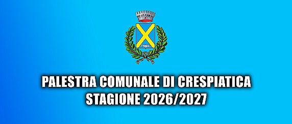 Palestra comunale di Crespiatica - corsi