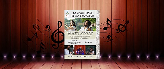 Concerto di Embers Duo: "La Gratitudine di San Francesco"