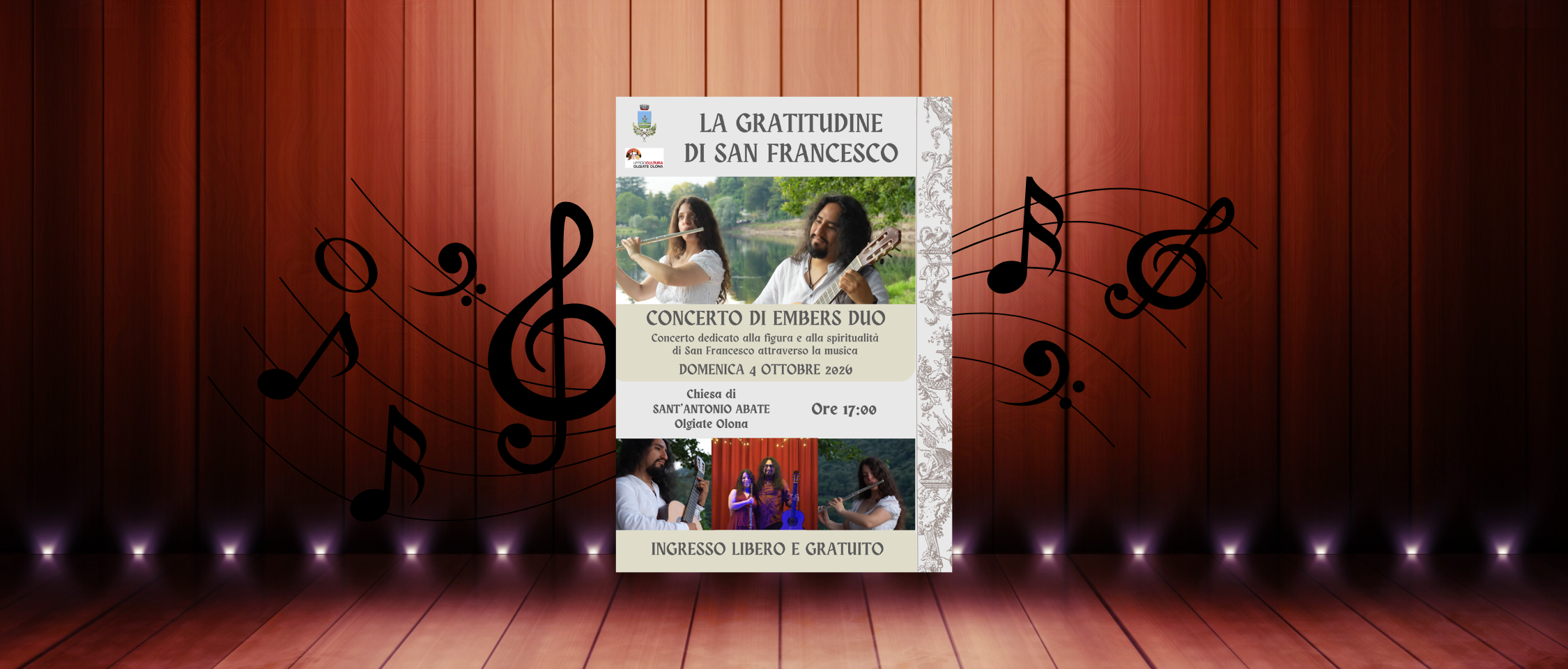 Concerto di Embers Duo: "La Gratitudine di San Francesco"