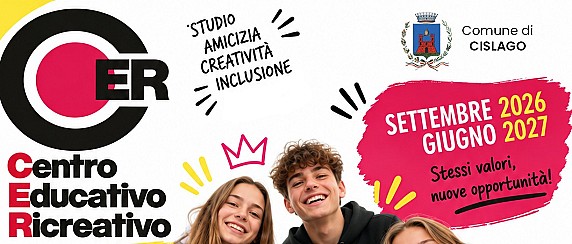 Centro Educativo Ricreativo: al via le attività 2026/2027