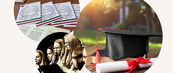 Cerimonia di consegna della Costituzione e delle borse di studio