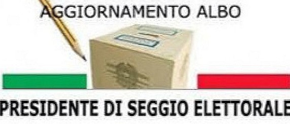 Aggiornamento Albo Presidenti di seggio elettorale