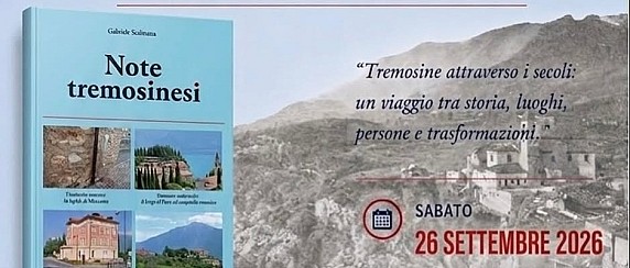 Presentazione del libro "Note tremosinesi" di Don Gabriele Scalmana