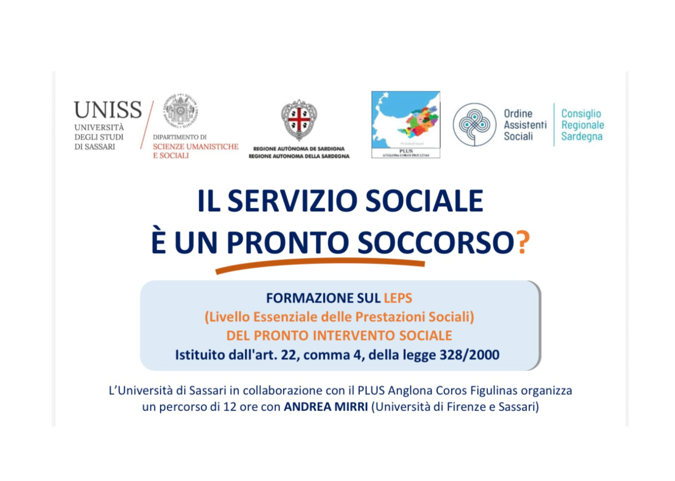L’emergenza sociale richiede risposte specifiche: la conclusione del percorso formativo “Il Servizio Sociale è un Pronto Soccorso?”