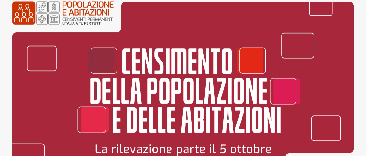 Censimento permanente della Popolazione e delle abitazioni 2026: si parte il 5 ottobre