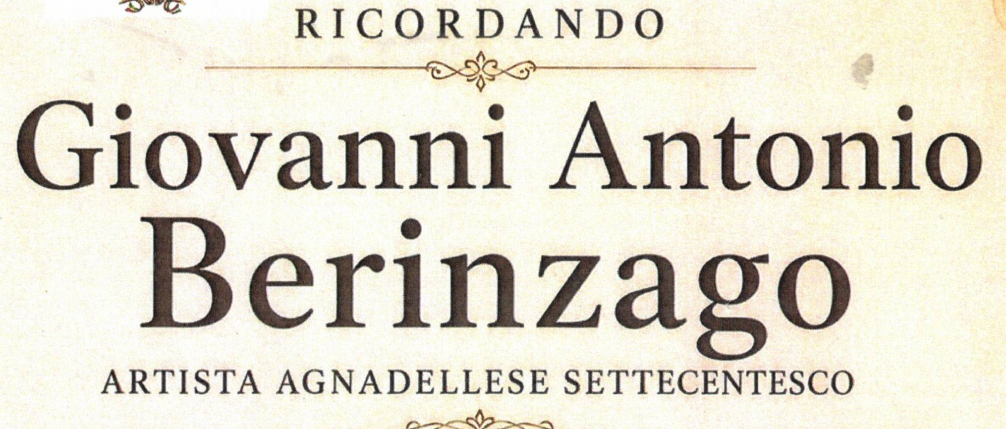 Ricordando Giovanni Antonio Berinzago