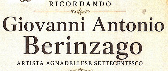 Ricordando Giovanni Antonio Berinzago