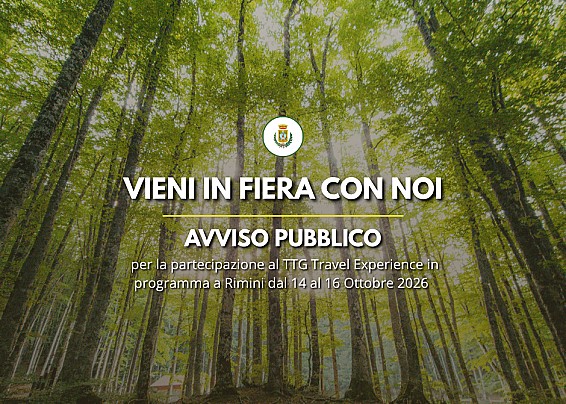 AVVISO PUBBLICO per la selezione di n. 5 operatori economici e n. 10 Young Ambassador per la partecipazione al TTG Travel Experience di Rimini dal 14 al 16 Ottobre 2026.