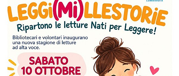 LEGGI(MI)LLESTORIE: ripartono le letture Nati per Leggere