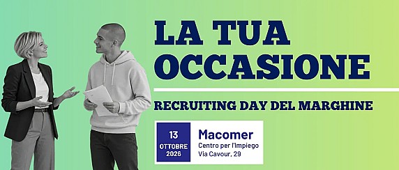 Recruiting Day “La tua occasione” – Marghine