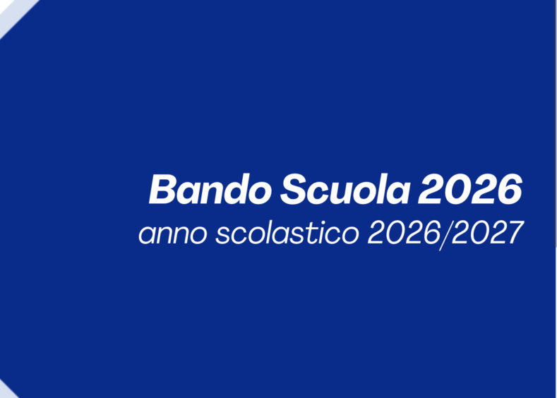 PRESENTAZIONE BANDO  "Bonoli per la scuola – una mano per il tuo futuro" - Anno scolastico 2026/2027