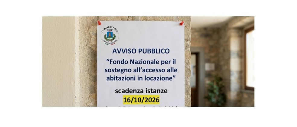 Legge 431/1998, art 11 - Fondo Nazionale per il sostegno all'accesso alle abitazioni in locazione. Annualità 2026
