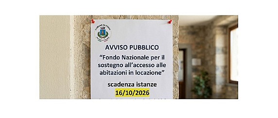 Legge 431/1998, art 11 - Fondo Nazionale per il sostegno all'accesso alle abitazioni in locazione. Annualità 2026