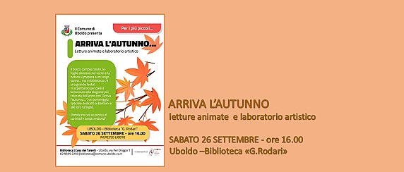Arriva l'autunno - letture animate e laboratorio artistico