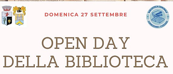 OPEN DAY  BIBLIOTECA COMUNALE