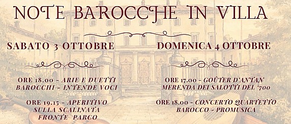 Note barocche in Villa
