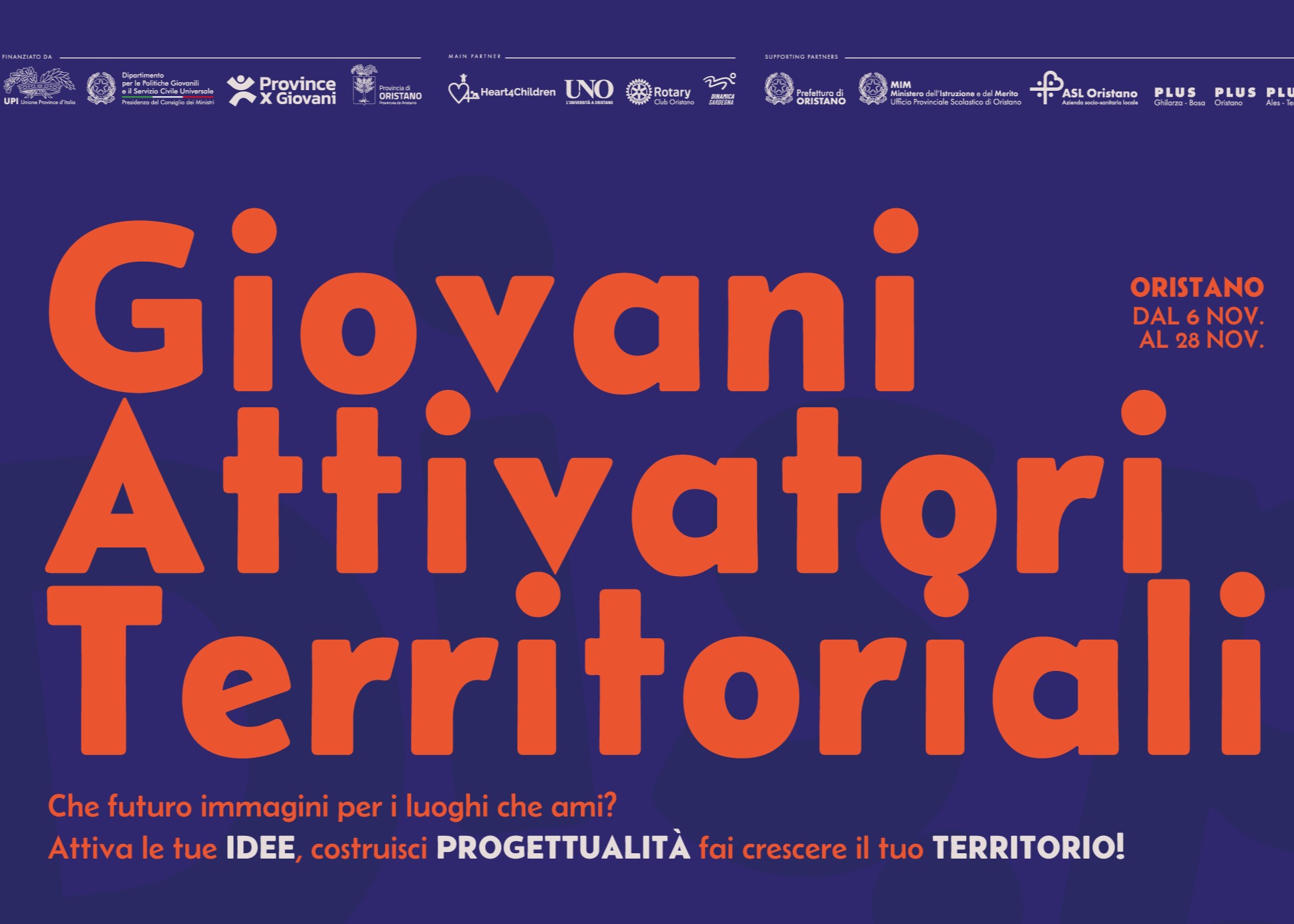 PRENDE AVVIO IL PERCORSO FORMATIVO "GIOVANI ATTIVATORI TERRITORIALI"