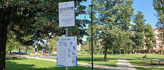 Taglio del nastro per il Parco Robinson