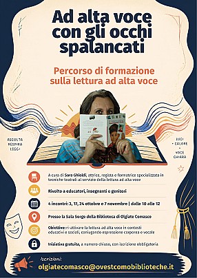 Locandina Corso Lettura Ad Alta Voce