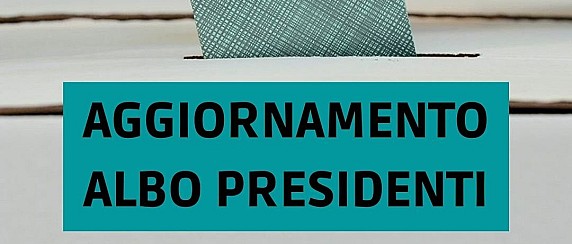 Manifesto Aggiornamento periodico dell'Albo dei Presidenti di seggio elettorale" ( DEM- 2026-10-O-MAN-AGG-PRES-SEGG),  a partire dal giorno 01.10.2026 fino al giorno 31.10.2026 ( compreso).
