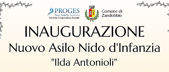 Inaugurazione Nuovo Asilo Nido d'Infanzia "Ilda Antonioli"