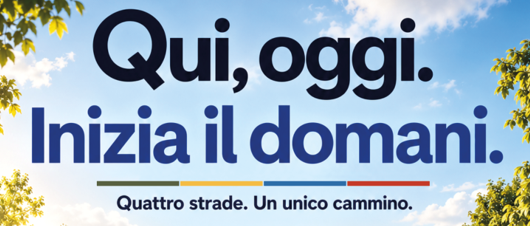 Qui, oggi. Inizia il domani.