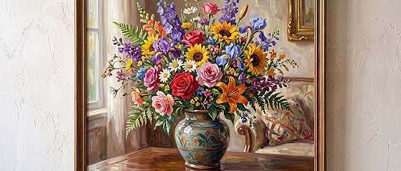 Mostra di pittura “Fiori e colori” di Mariagrazia Malagutti