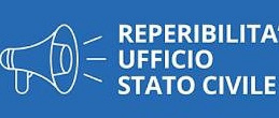 Turni di reperibilità dell'Ufficio di Stato Civile mese di Ottobre 2026