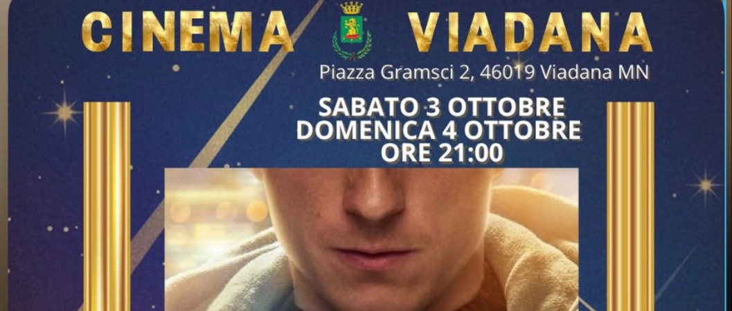 Dal 3 ottobre torna il cinema a Viadana.  Programma del mese di ottobre del Cinema Vittoria.
