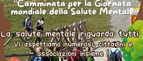 Camminata per la Giornata mondiale della Salute Mentale