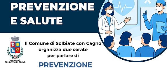 Prevenzione e salute: due serate informative a Solbiate con Cagno
