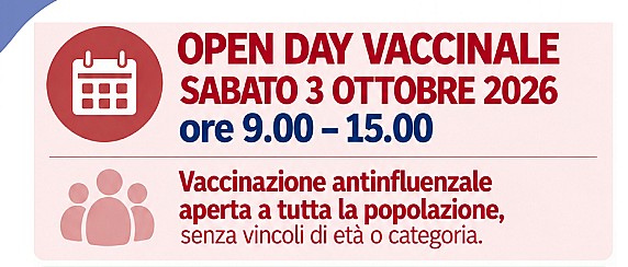 CAMPAGNA ANTINFLUENZALE 2026/2027 – OPEN DAY VACCINALE