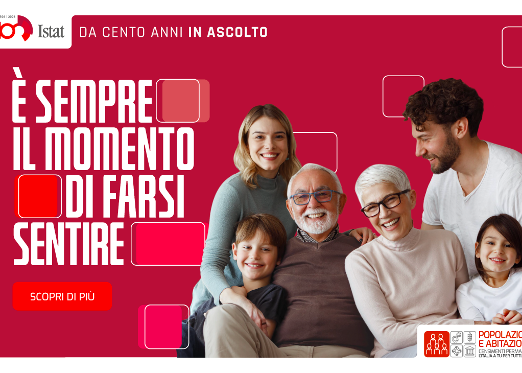 Censimento permanente della Popolazione e delle abitazioni 2026.