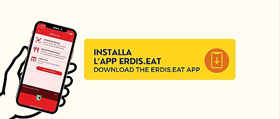Servizio mensa ERDIS: scarica l’app ERDIS.eat per accedere al servizio