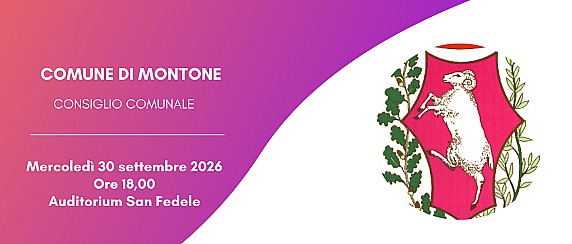 Convocazione del Consiglio comunale