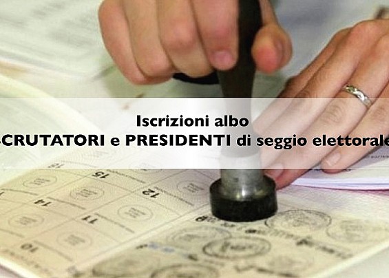 Aggiornamento albo dei Presidenti e Scrutatori di seggio elettorale 2026