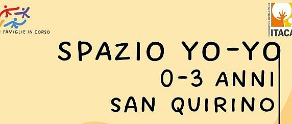 Spazio YO-YO dedicato ai bambini/e dai 0-3 anni.