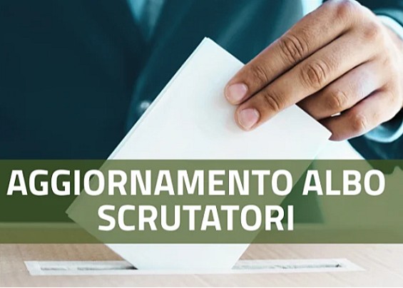 AGGIORNAMENTO ALBO PERSONE IDONEE ALL'UFFICIO DI SCRUTATORE DI SEGGIO ELETTORALE - AVVISO PUBBLICO